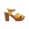 Donna MARRADINI | Marradini 652M Sandalo Criss Crossplateau Leone Shoes Limone