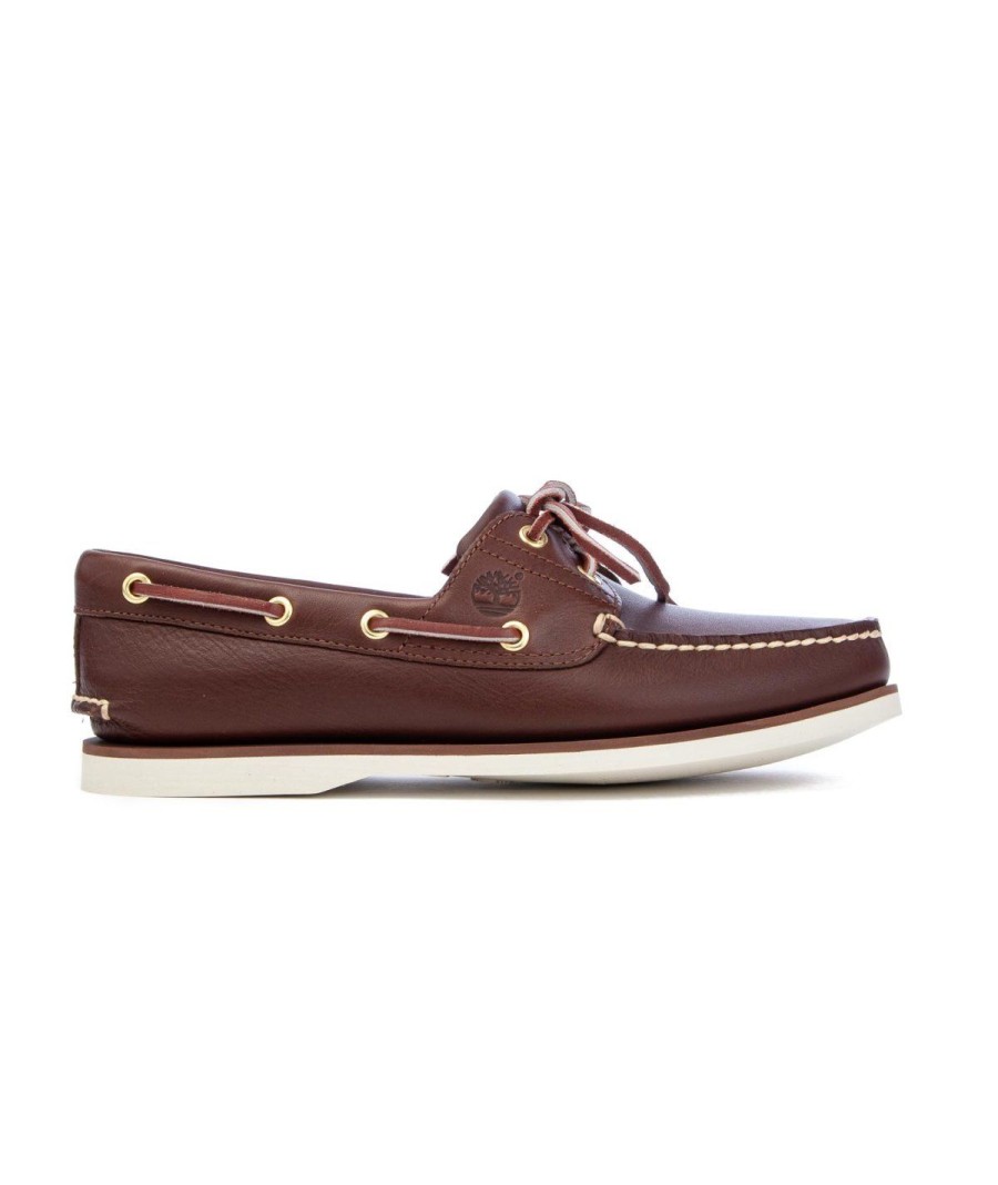 Uomo TIMBERLAND | Timberland Tb0740352141 2 Eye Boat Shoe Leone Shoes Brown