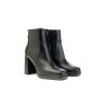 Donna ALBANO | Albano 2531 Tronchetto Plateau 70 E Zip Leone Shoes Frosinone Nero