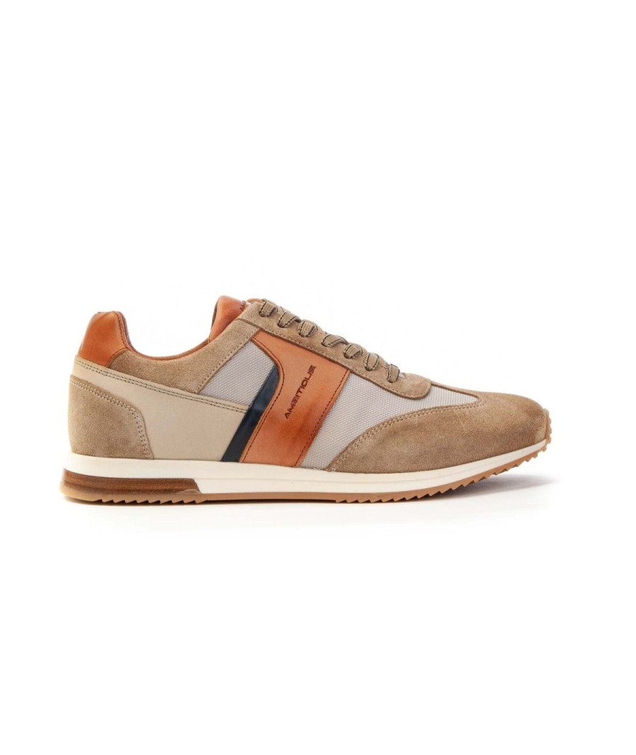 Uomo AMBITIOUS | Ambitious 11319 Slow Sneakers Man Leone Shoes Camel