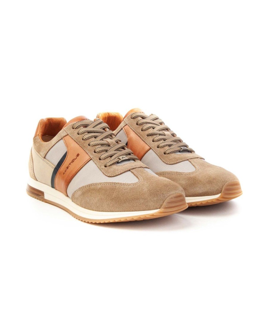 Uomo AMBITIOUS | Ambitious 11319 Slow Sneakers Man Leone Shoes Camel