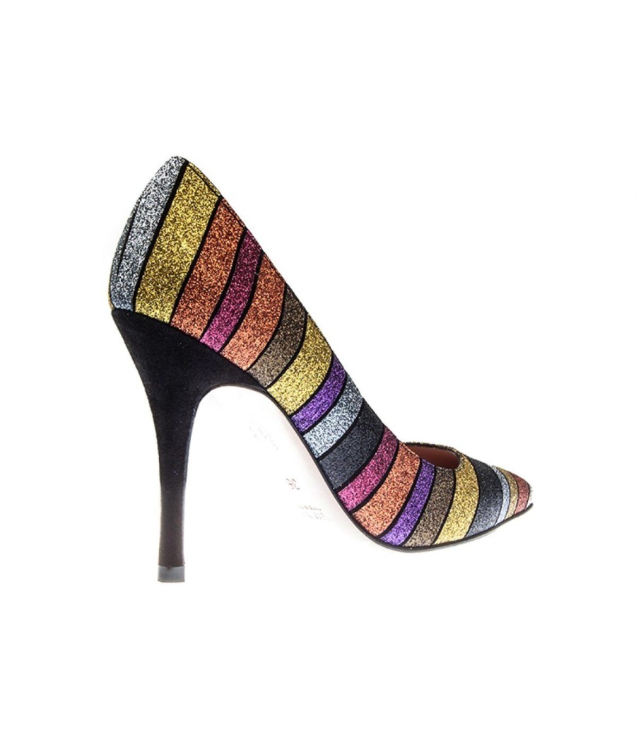 Donna ROBERTO FESTA | Roberto Festa Decolte` Glitter Wawes 100 Multicolor