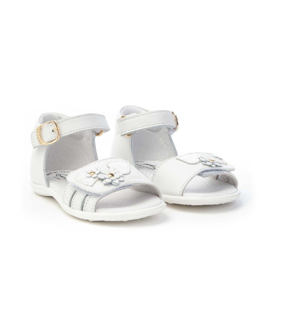 Junior BALDUCCI | Balducci Cit5254 Sandalo Fascia Strappo Primi Passi Leone Shoes Bianco