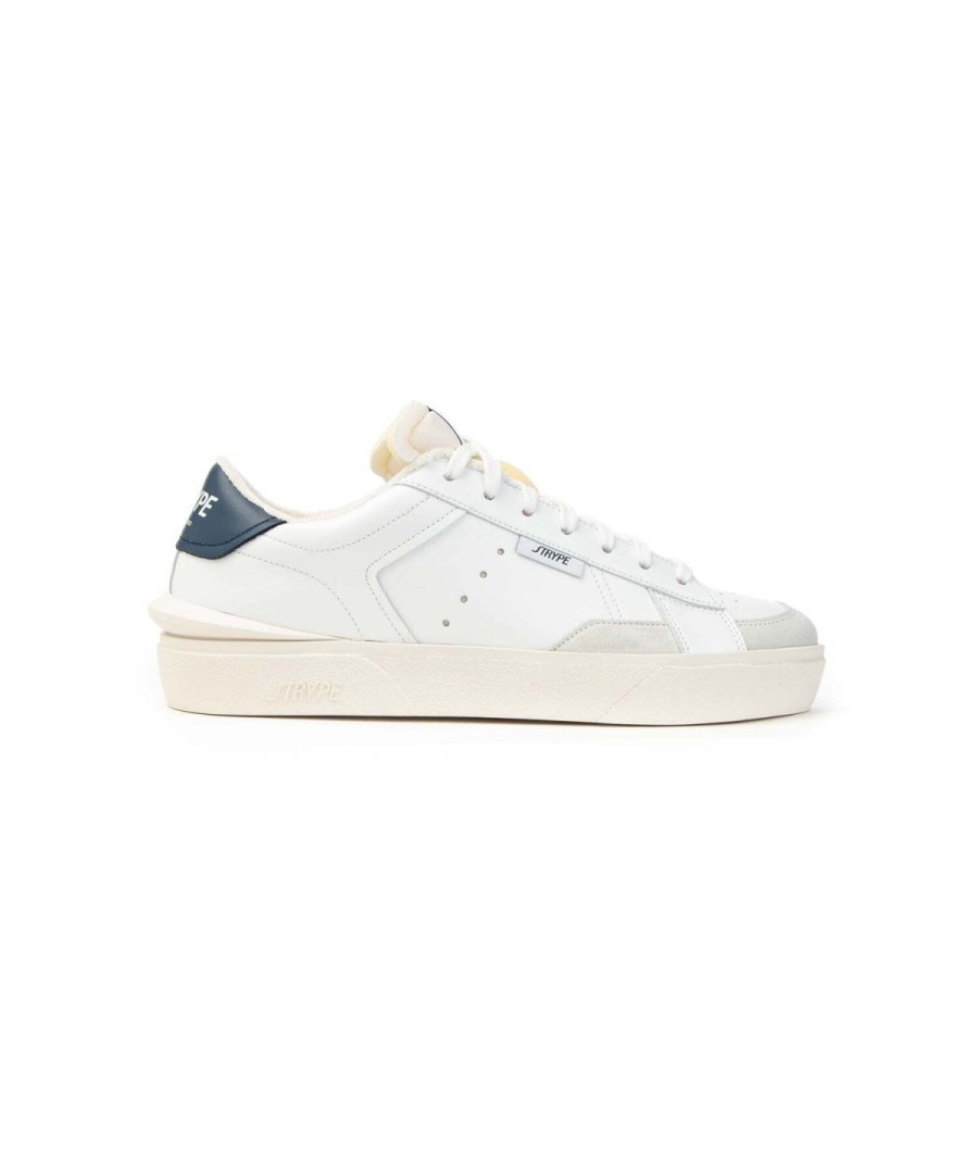 Uomo STRYPE | Strype 40423 St001 Sneakers Lacci Uomo Leone Shoes Bianco Blu