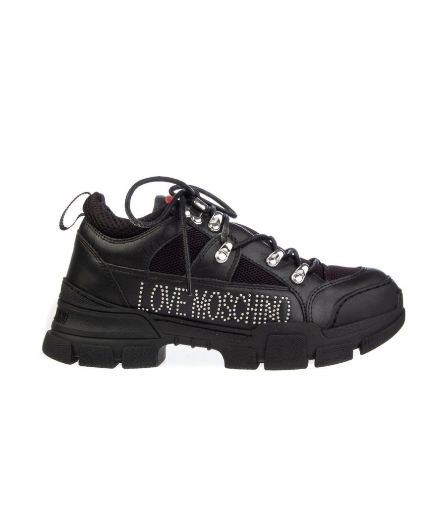 Donna LOVE MOSCHINO | Moschino Ja15434G0B Sneakers Trekking Nero