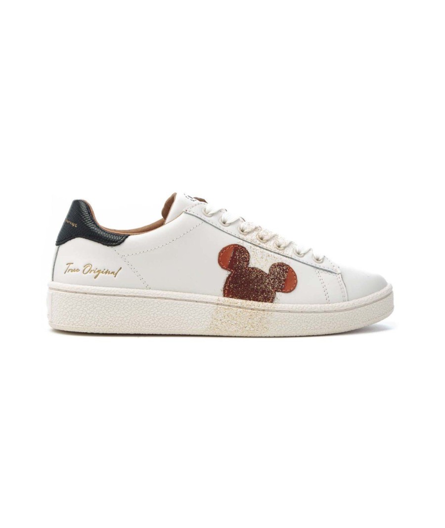 Donna MOACONCEPT | Md707 Disney Sneaker Donna Master Of Arts Leone Shoes White/Black