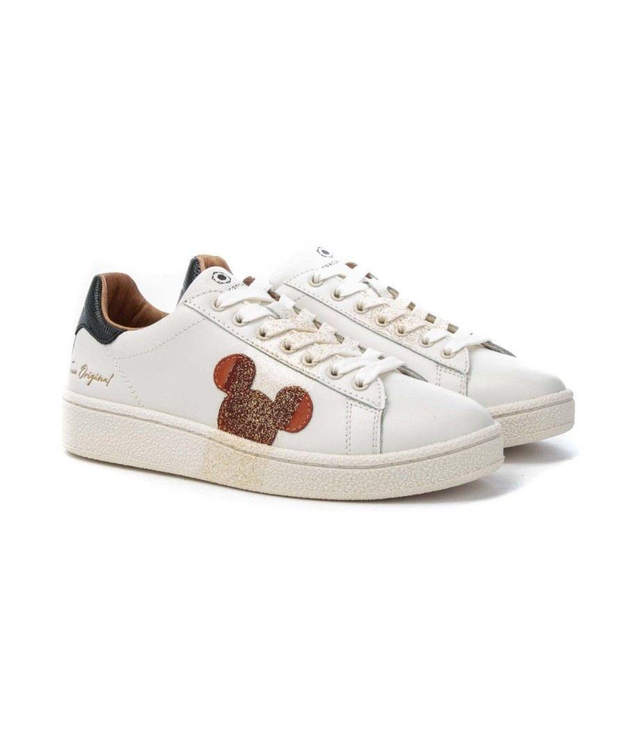 Donna MOACONCEPT | Md707 Disney Sneaker Donna Master Of Arts Leone Shoes White/Black