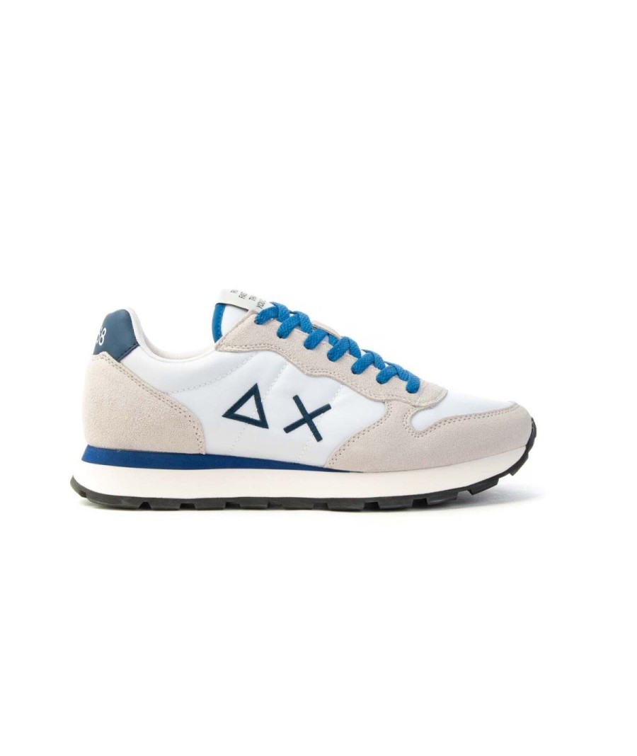 Uomo SUN68 | Sun68 Z34101 Tom Solid Sneakers Uomo Leone Shoes Frosinone Bianco