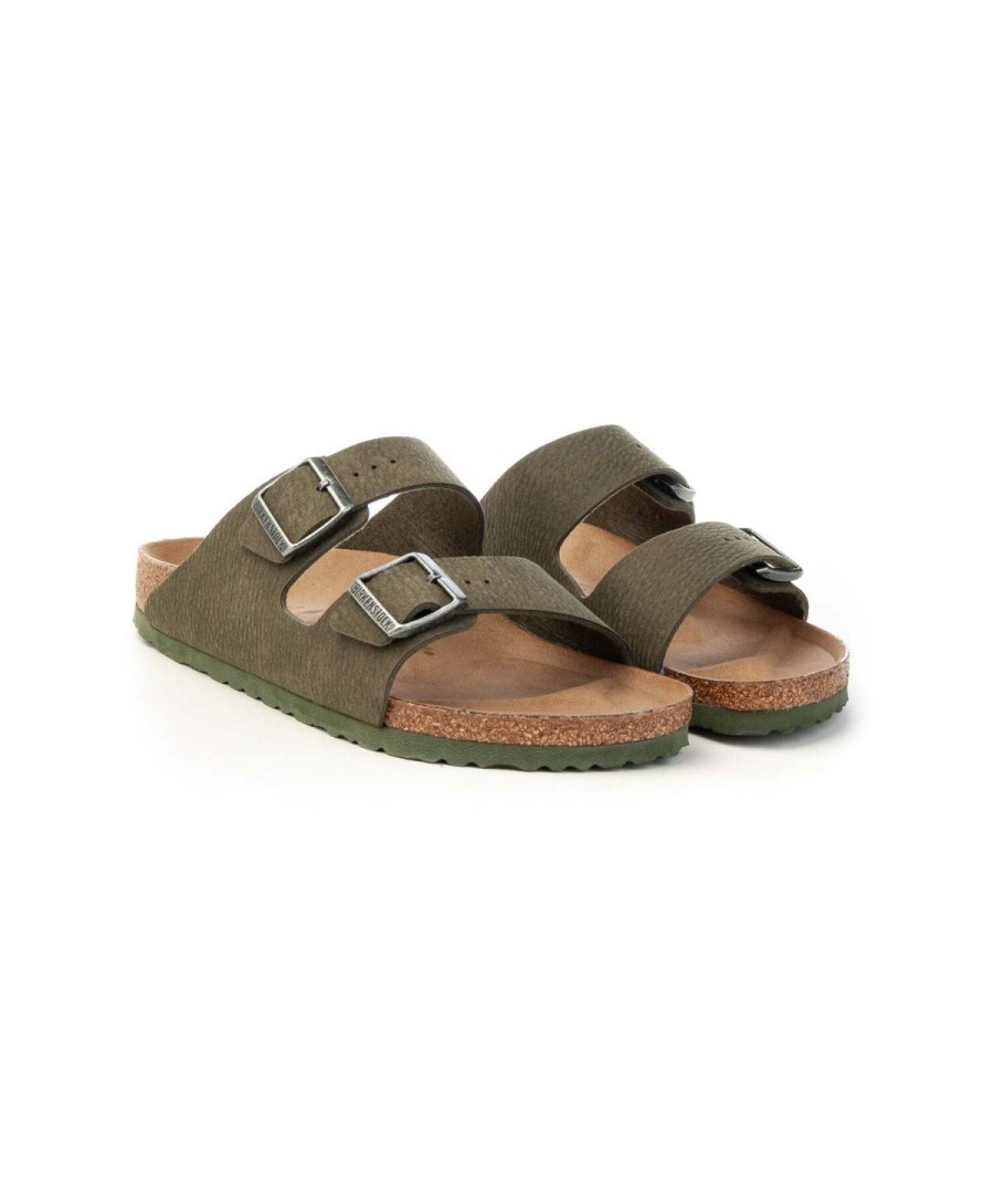 Uomo BIRKENSTOCK | Birkenstock Arizona 1024544 Vegan Sandali Leone Shoes Frosinone Desert