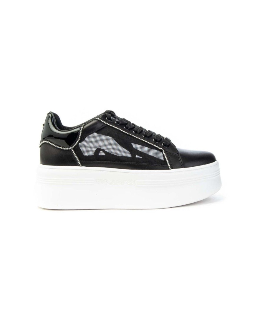 Donna CULT | Cult Clw422800 Pearl Sneakers Platform Donna Leone Shoes Frosinone Black