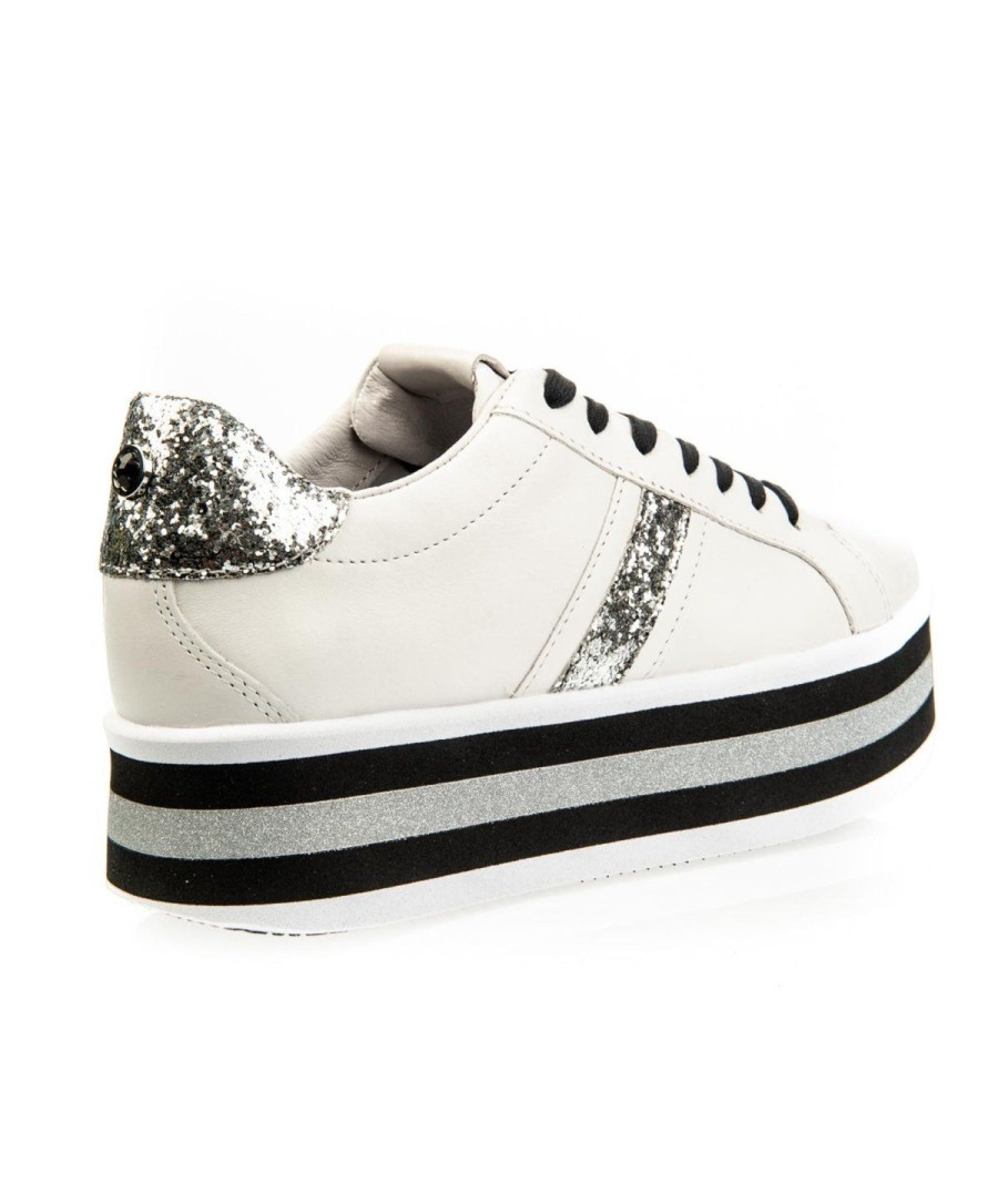 Donna APEPAZZA | Apepazza 9Ficp01 Sneaker Lacci Stan Smit Bianco