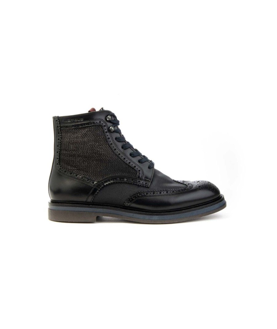 Uomo AMBITIOUS | Ambitiuos 12432 Polacco Lacci Btr Leone Shoes Frosinone Black