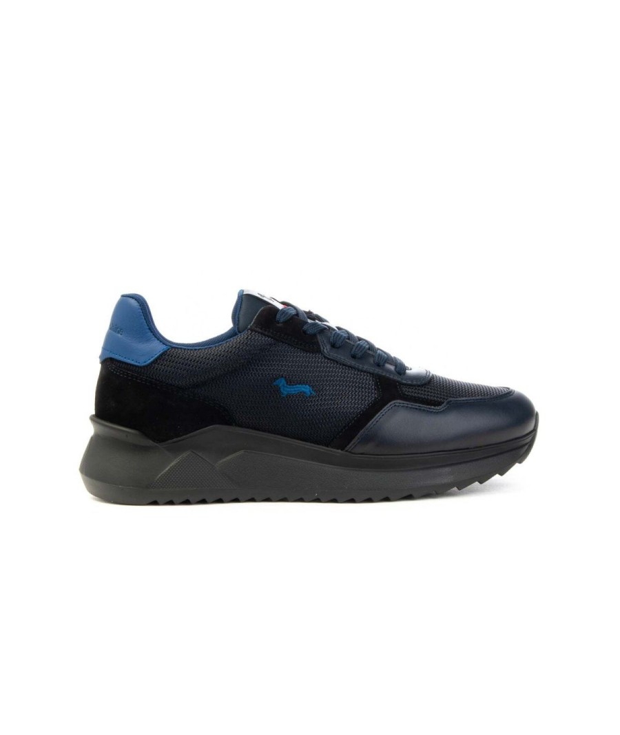 Uomo HARMONT&BLAINE | Harmont&Blaine Efm232.022.6020 Sneakers Uomo Leoneshoes Frosinone Blu Navy