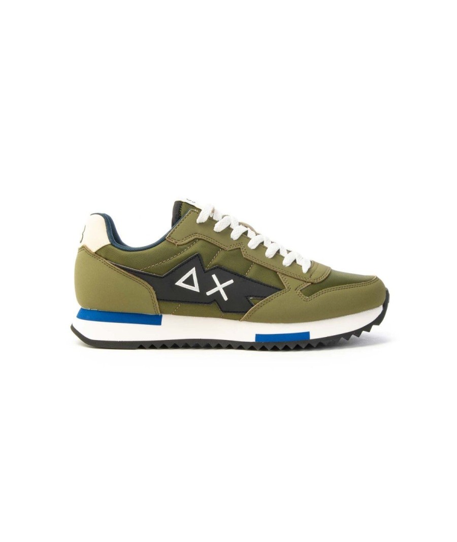 Uomo SUN68 | Sun68 Z34120 Niki Solid Sneakers Uomo Leone Shoes Frosinone Militare