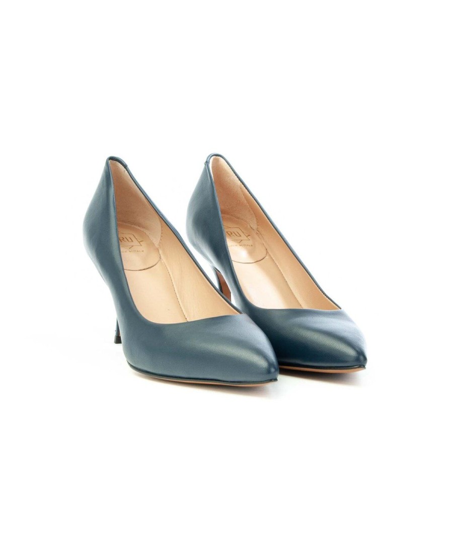 Donna FRANCO RUSSO | Franco Russo 3501S Decolte Tacco 70 Blu