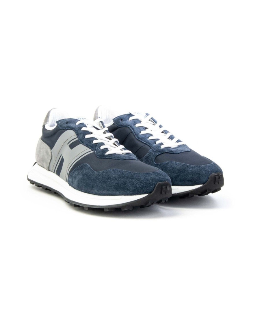 Uomo HOGAN | Hogan Sneaker Hxm6010Eg01N3K836R Leone Shoes Blu Grigio