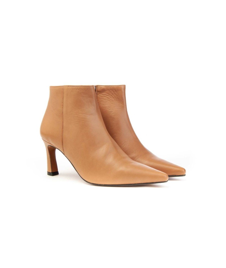 Donna ANGEL ALARCON | Angel Alarcon 23551-458B Ankle Boots Leone Shoes Frosinone Camel