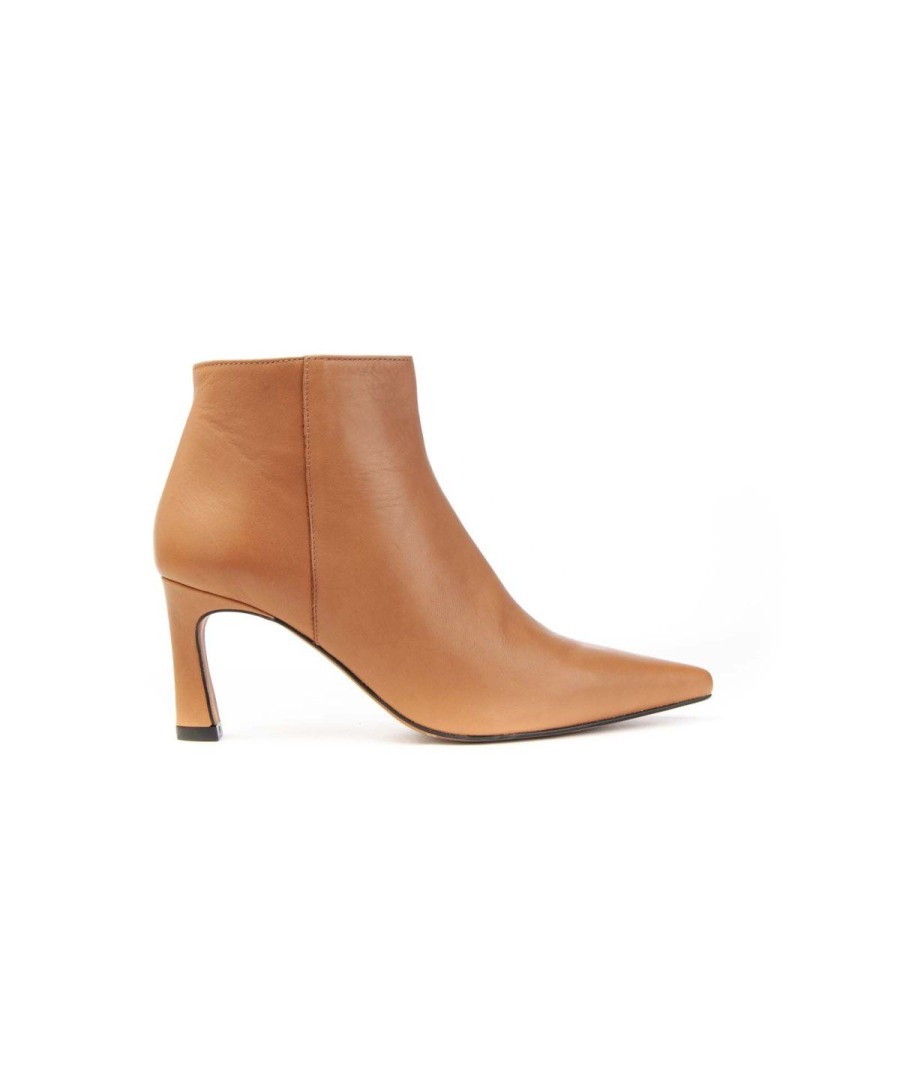 Donna ANGEL ALARCON | Angel Alarcon 23551-458B Ankle Boots Leone Shoes Frosinone Camel