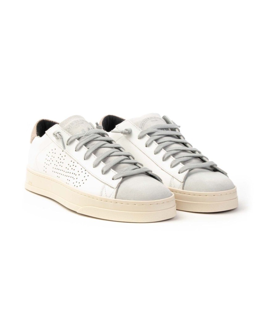 Donna P448 | P448 F22Bjack-W Sneakers Lacci Woman Bianco/Cipria