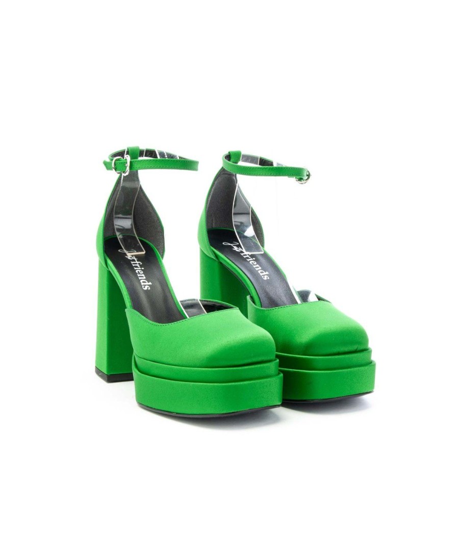 Donna JUST FRIENDS | Hot Jump Ferry Decollete Plateau Verde