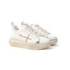 Donna GIO+ | Gio+ Giada63V Sneakers Lacci Donna Leone Shoes Frosinone White/Gold