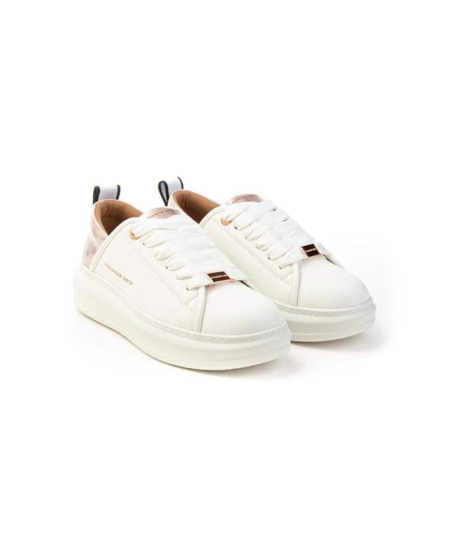 Donna ALEXANDER SMITH | Alexander Smith Aeawecd14Cij Sneakers Woman Leone Shoes Frosinone White/Pink