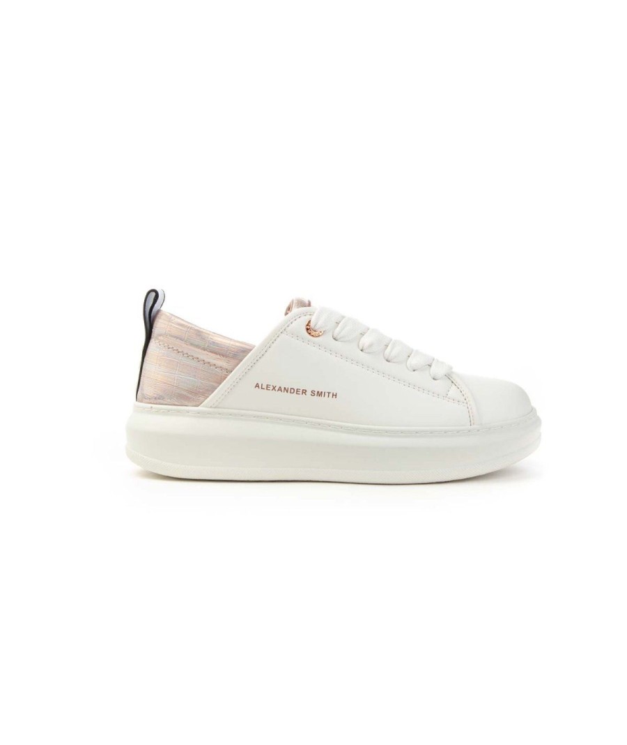 Donna ALEXANDER SMITH | Alexander Smith Aeawecd14Cij Sneakers Woman Leone Shoes Frosinone White/Pink