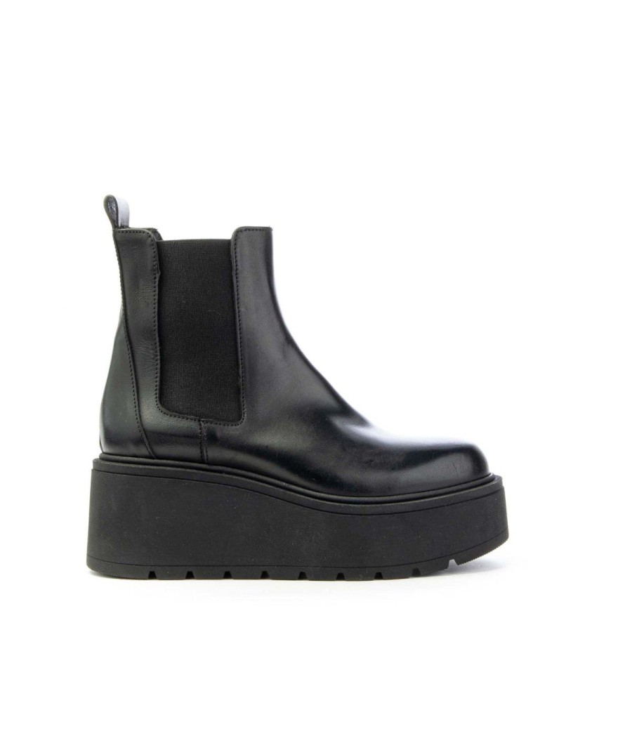 Donna KOBRA | Kobra 5020 Chelsea Boot Tronchetto Donna Nero