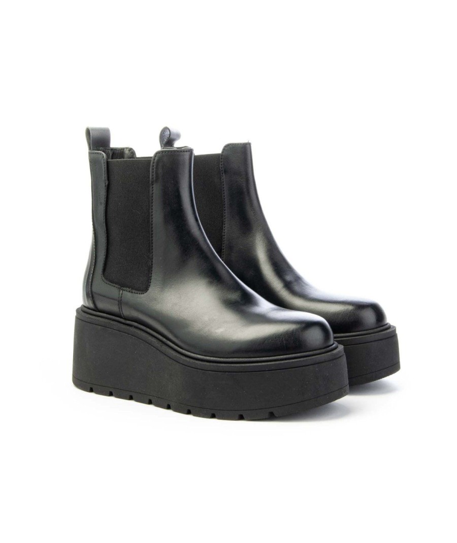 Donna KOBRA | Kobra 5020 Chelsea Boot Tronchetto Donna Nero