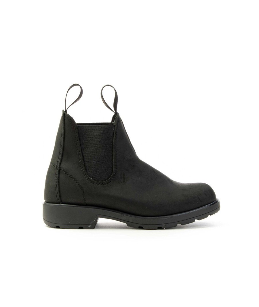 Unisex SAXONE | Saxone Upland Chelsea Boot Man Woman Nero/Nero