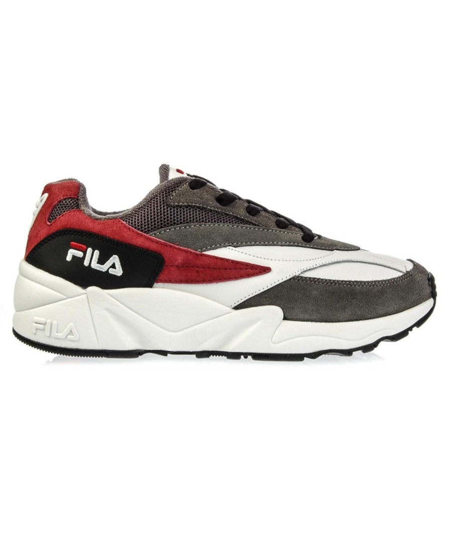 Uomo FILA | Fila V94M L Low Sneaker Lacci Running Grigio/Verde