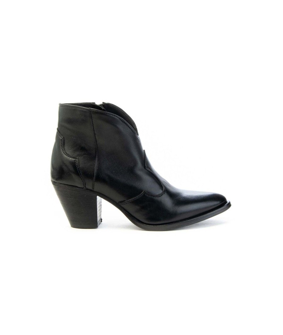 Donna KOBRA | Kobra 820 Tex Texano Low Softy Leather Donna Leone Shoes Frosinone Nero