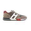 Uomo HOGAN | Sneakers Hogan H383 Grigio Bordeaux Bianco Grigio/Bordo`