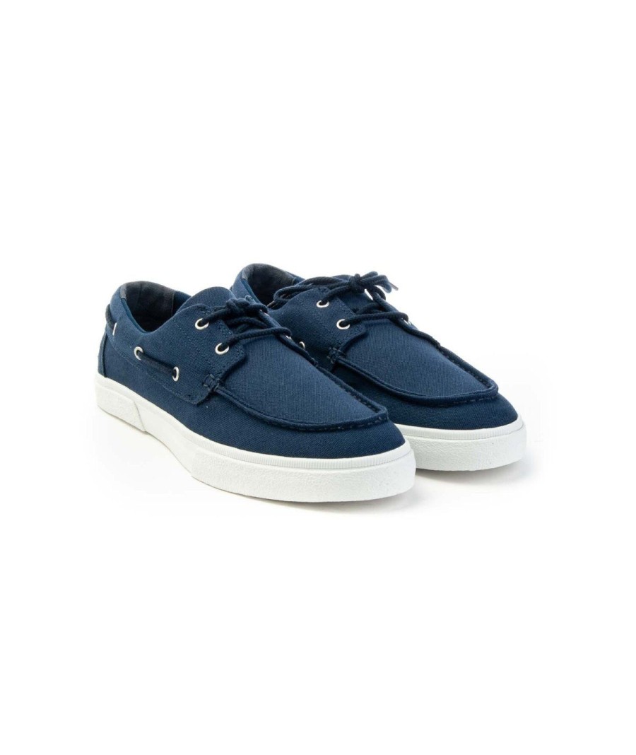 Uomo TIMBERLAND | Timberland Scarpa Da Barca Union Wharf 2.0 Uomo Leoneshoes Blu Navy