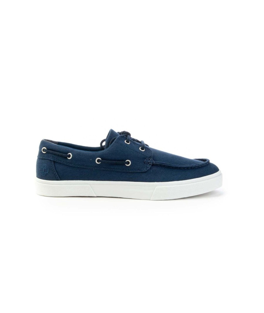 Uomo TIMBERLAND | Timberland Scarpa Da Barca Union Wharf 2.0 Uomo Leoneshoes Blu Navy