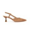 Donna SARA SCHEKER | Sara Scheker Slingback 425 Drill Donna Leoneshoes Frosinone Legno