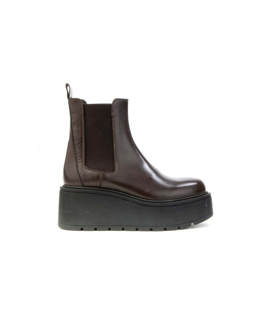 Donna KOBRA | Kobra 5020 Chelsea Boot Tronchetto Donna Testa Di Moro