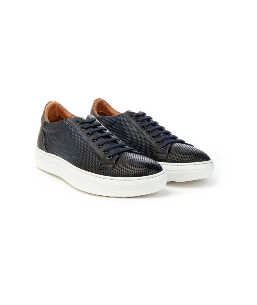 Uomo ROSSI | Rossi 238 Sneakersman Leone Shoes Frosinone Blu