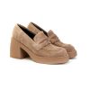 Donna BALIE | Balie` 743 Mocassino Suede Platform Donna Leone Shoes Frosinone Cocco