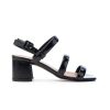 Donna CARMENS | Carmens 49088 Sandalo Tania Embos Listellileone Shoes Nero