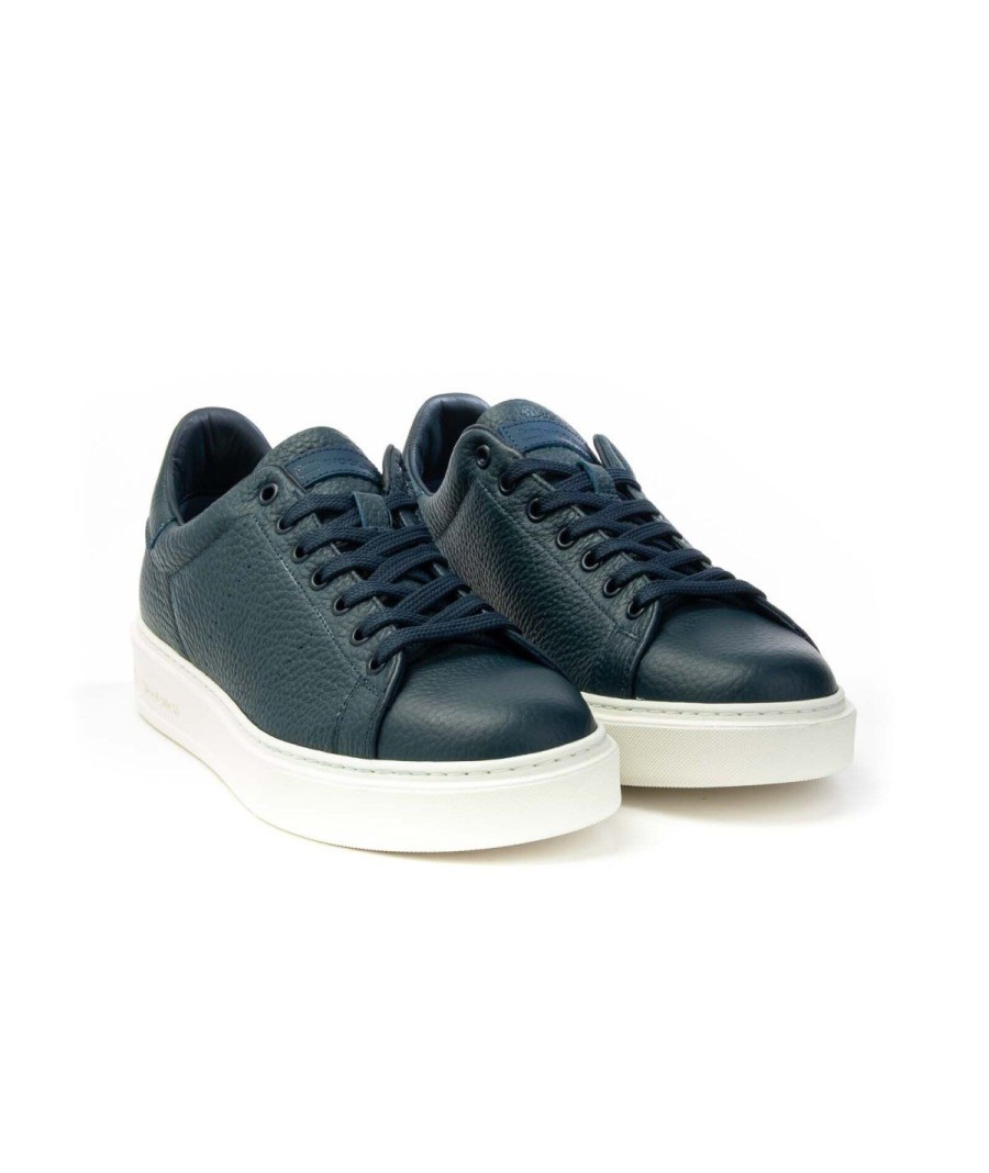 Uomo WOOLRICH | Sneakers Scarpe Woolrichlacci Leone Shoes Blu