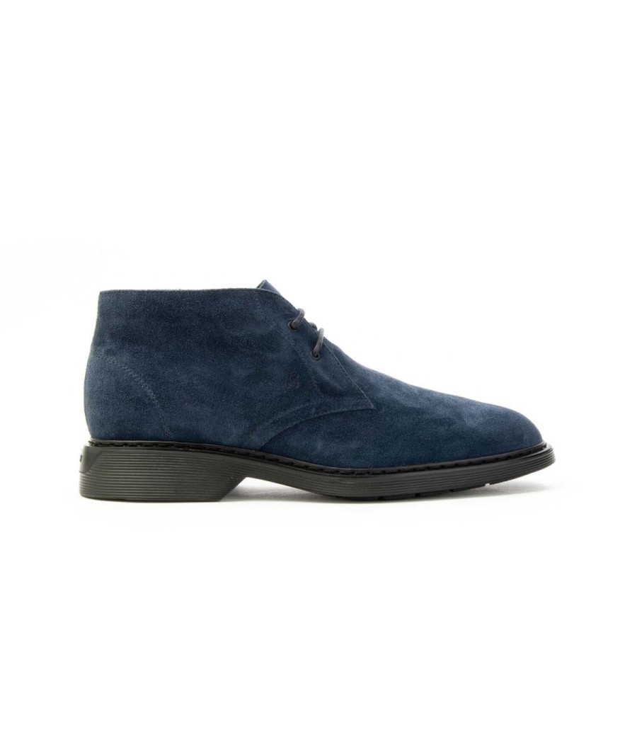 Uomo HOGAN | Hogan Hxm5760Ep70Hg0U828 Polacchino Lacci H576 Uomo Blu