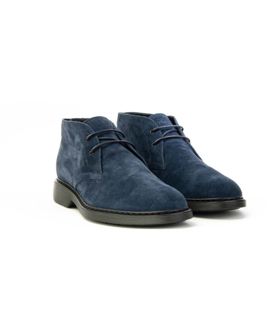 Uomo HOGAN | Hogan Hxm5760Ep70Hg0U828 Polacchino Lacci H576 Uomo Blu