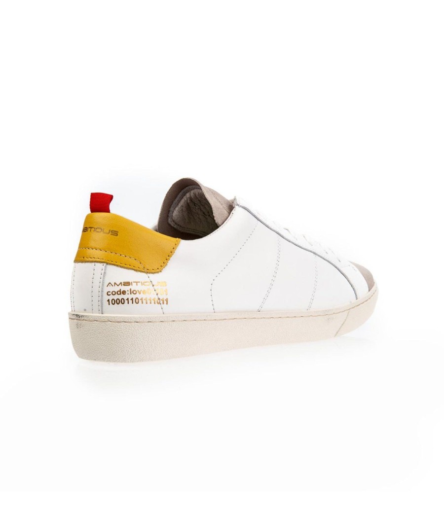 Uomo AMBITIOUS | Ambitious 8102 Sneakers Lacci F.Cassetta Taupe/White