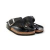 Donna BIRKENSTOCK | Birkenstock Gizeh 1023334 Sandali Infradito Leone Shoes Frosinone Black