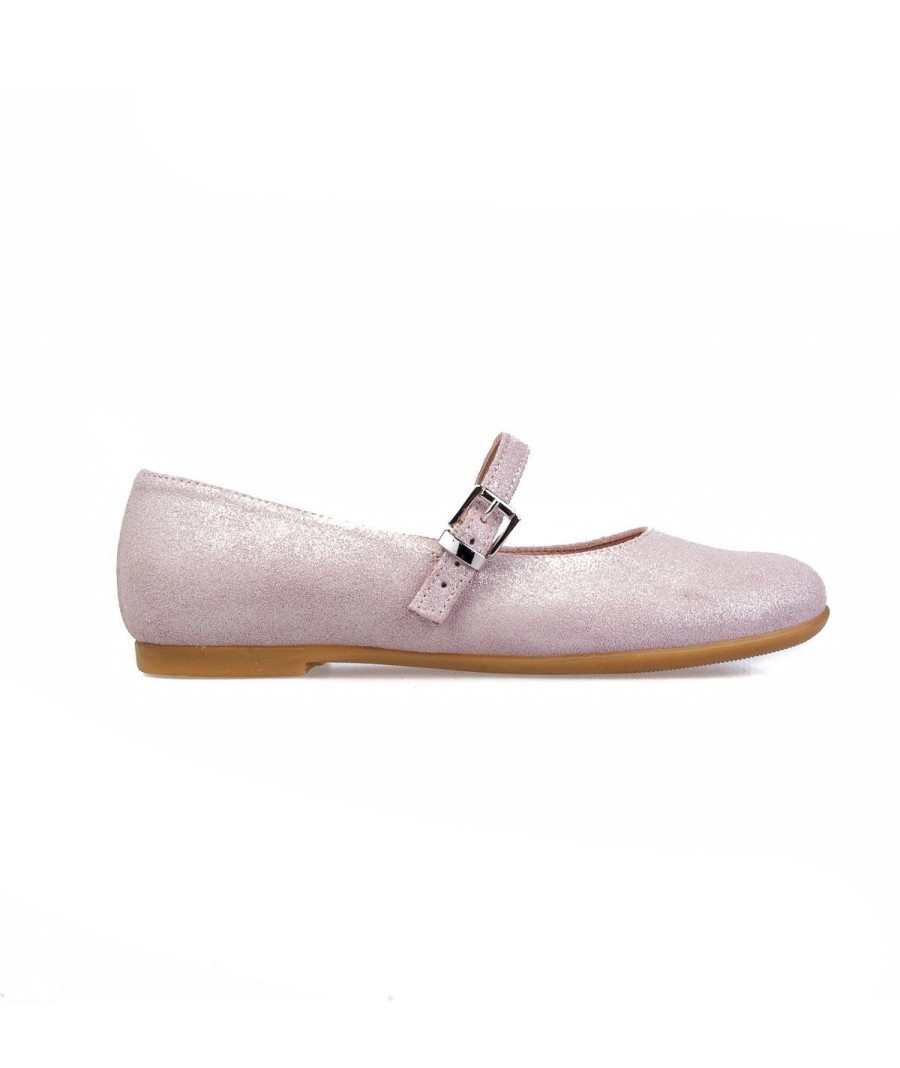 Junior CHIARA LUCIANI | Chiara Luciani 21/54 Ballerina Cinturino Leone Shoes Rosa