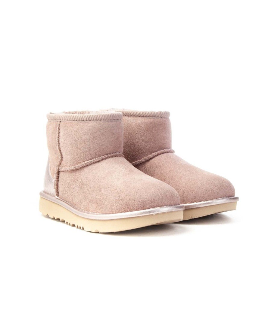 Junior UGG AUSTRALIA | Ugg Ugkclmsrsgy1130778T Mini Classic Shine Kid Rose/Grey