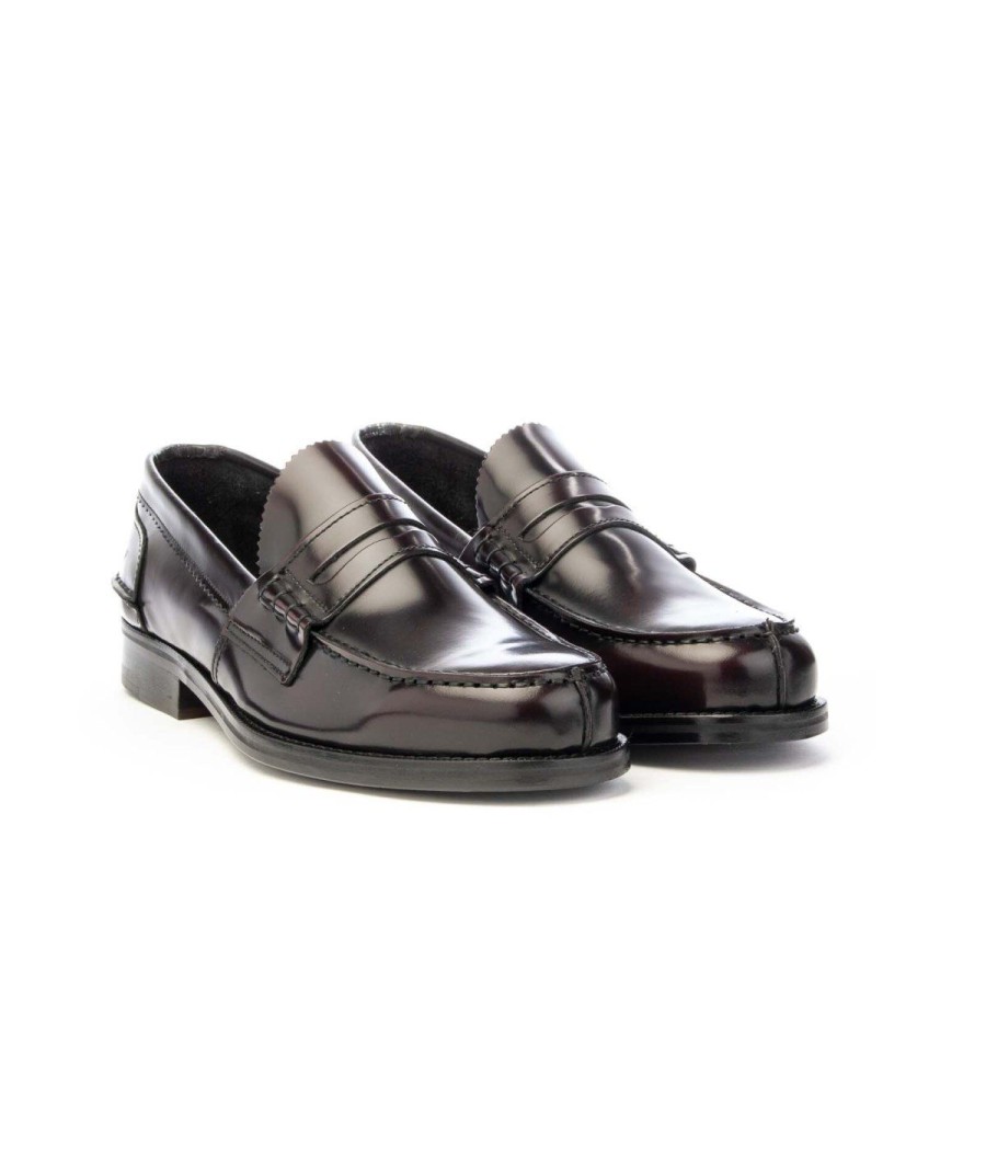 Uomo SAXONE | Saxone 1000 Mocassino Oxford Fondo Cuoio Bordo`