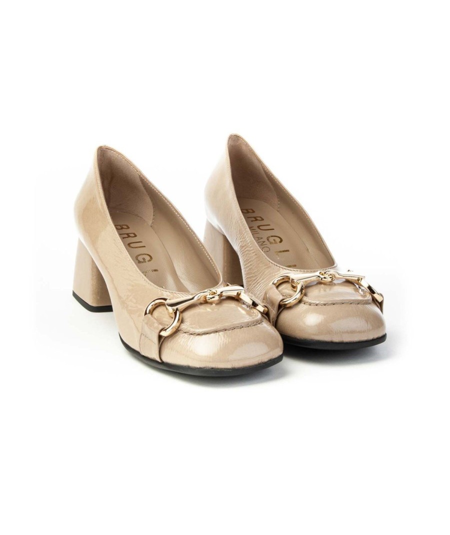 Donna BRUGLIA MILANO | Bruglia Milano 8761 Decolte Donna Leone Shoes Beige