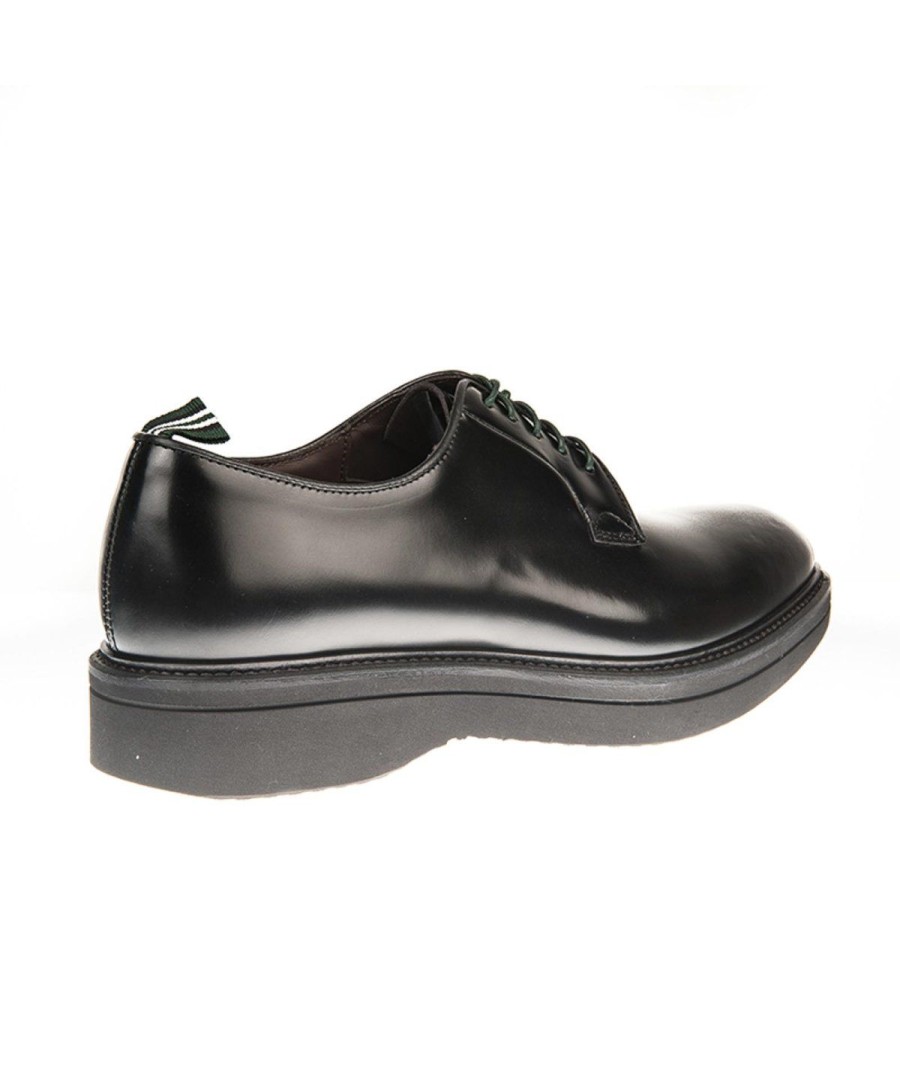 Uomo GREEN GEORGE | Green George 2022 Derby Lacci Leone Shoes Made In Italy Nero